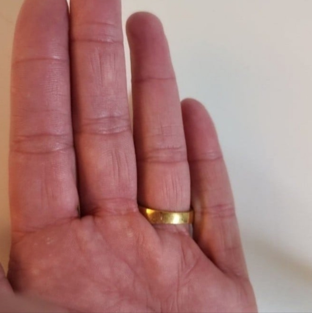 ❤️ CZ RING 3 BAND LOOK SIZE 8 - Picture 6 of 8